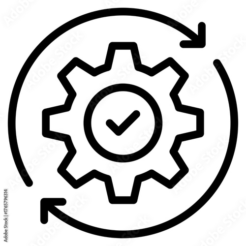 Sustainable development icon in vector illustration