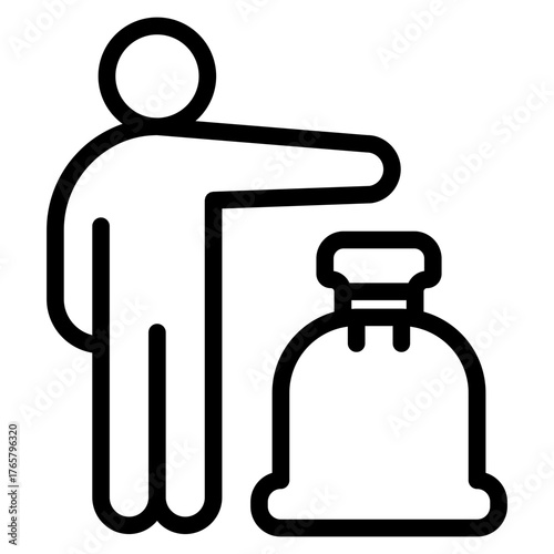 Environmental protection icon in vector illustration