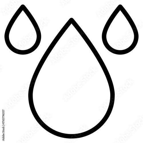 Water icon in vector illustration