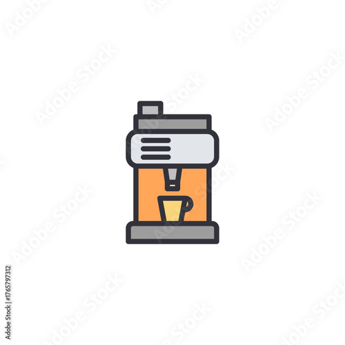 Vector illustration of honey jar with dipper, representing natural sweetener, healthy tea ingredients, and organic drink complement.