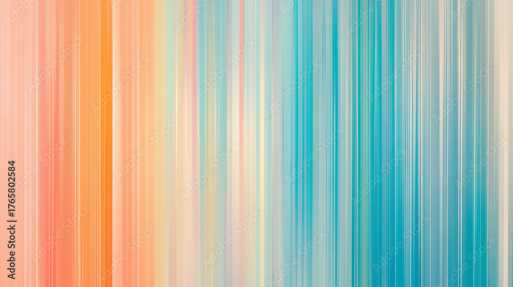 Obraz premium Turquoise to orange color gradient creates a playful conceptual background symbolizing creativity imagination and emotional balance blending warm and cool tones in visual harmony