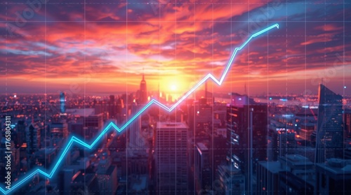 Visualize your financial growth with this stunning skyline chart for a dynamic business edge