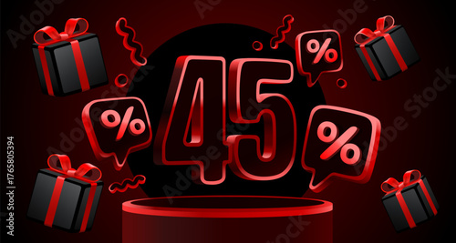 Black Friday 45 Percent Sale.