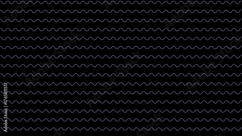 Wallpaper Mural Subtle Violet Wavy Line Pattern on Black Seamless Minimalist Background Torontodigital.ca
