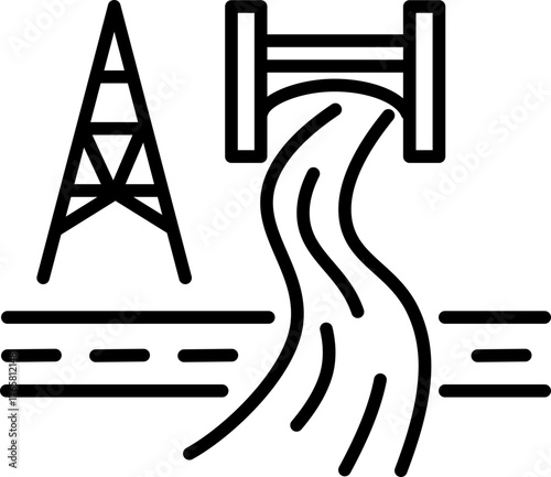 インフライメージで橋や道路や電波塔