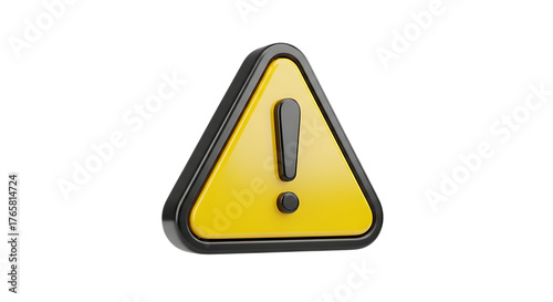 Free Download Isolated yellow warning sign with exclamation point on black background video 4k - GFXLoad