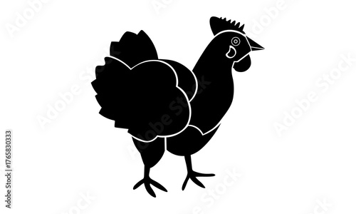 chicken hen vector design