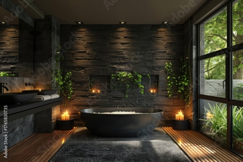 modern bathroom interior