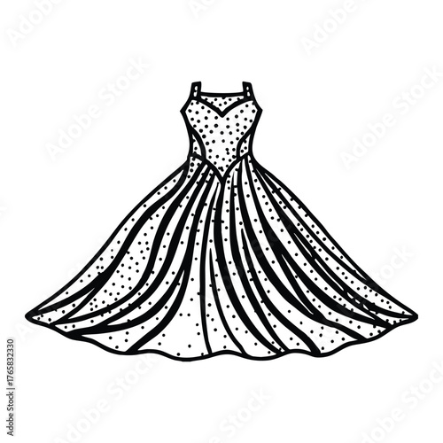 Shiny sequin royal prom dress