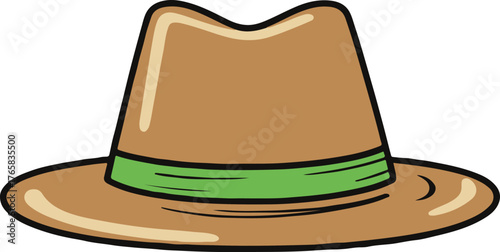 Gardener Hat Vector on Transparent Background