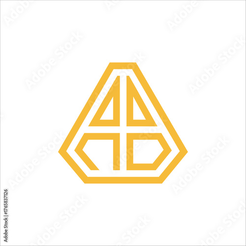 Luxury AB Letter Logo – Golden Twisted Cord Emblem for High-End Identity.