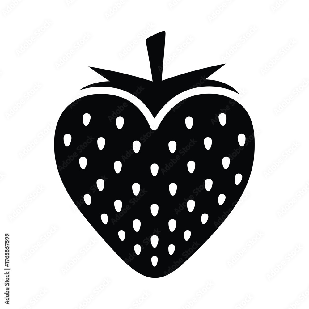 Fototapeta premium Vector illustration of strawberry