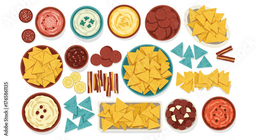 Elite Flat Lay Vector Layout for Clean Product Presentation and Premium Digital Mockup Design