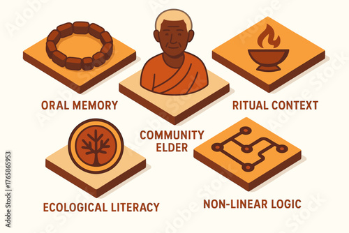Elder wisdom: oral memory, rituals, and ecological literacy in non-linear logic