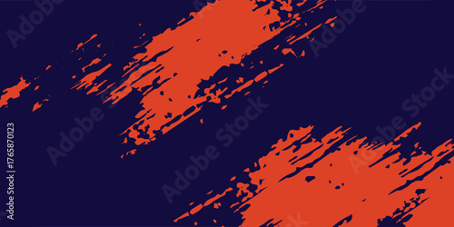 Abstract speed lines style orange color halftone banner design template. vector background effect texture eps10