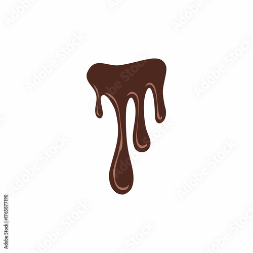 chocolate drip vector, choco melted, hot cocoa flow, sweet dessert vector, milk drop illustration, brown liquid wave, melting chocolate cartoon,