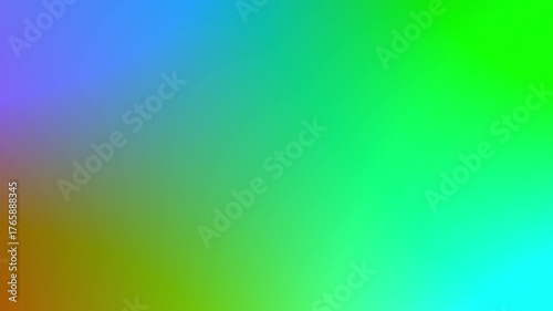 Abstract gradient animation with four points shifting colors randomly, creating vibrant motion background.	