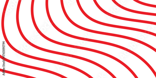 Abstract red wavy stripes line modern simple. background for backdrop or fabric design light