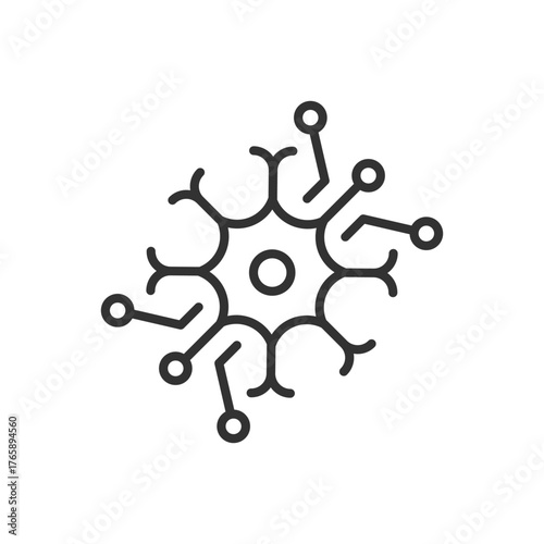 Artificial Intelligence Nerves Icon