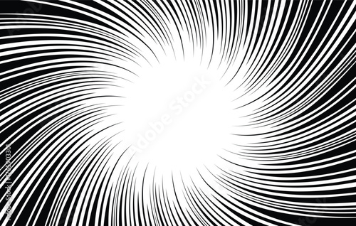 black and white spiral background