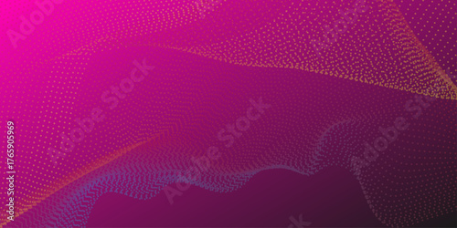 Bright color pattern green pink grid lines Abstract wavy yellow background. Surface Pro wallpaper. You can use for Web, Texture, Wallpaper, Template, Desktop background, Business banner, poster design