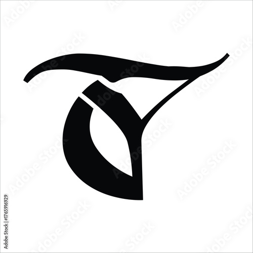   TY letter background vector design, TY logo design.