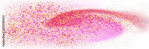 Abstract gradient shape with noise, pink blurred grainy color gradation, vibrant design element. suit for bussines banners