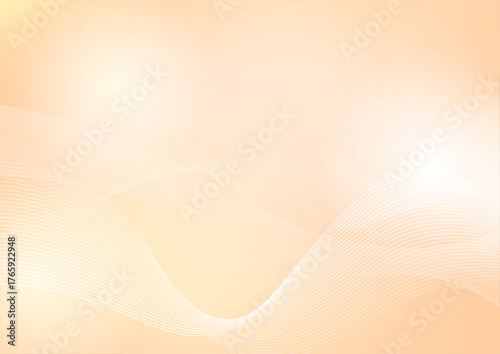 綺麗なグラデーションのオレンジの背景　ベクター　素材	
