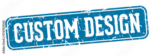 custom design rectangular sign. custom design stamp