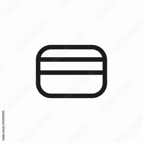 credit debit card icon sign vector
