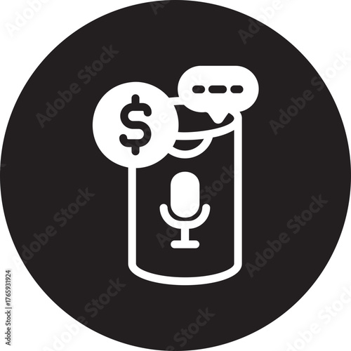 smart speaker gradient icon