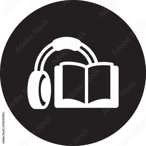 Audio book gradient icon