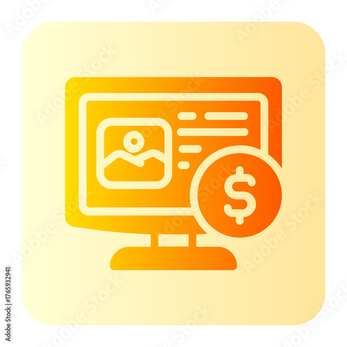 Web browser gradient icon