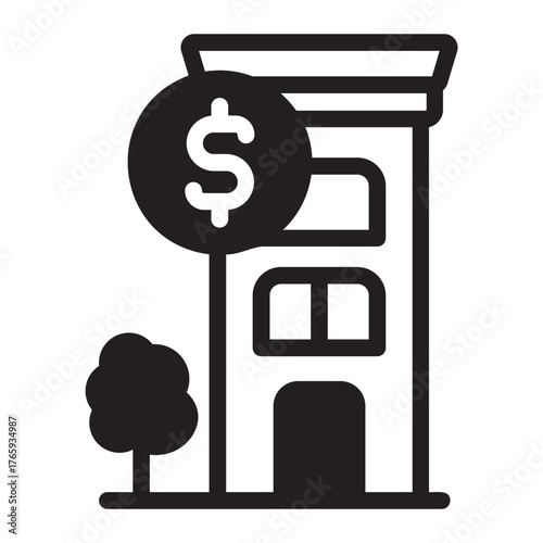 Building glyph icon