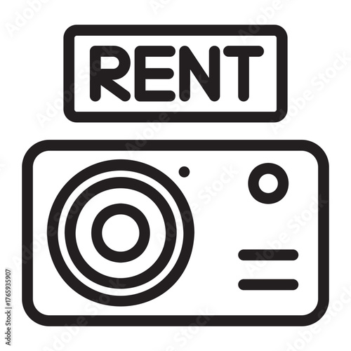 Camera glyph icon