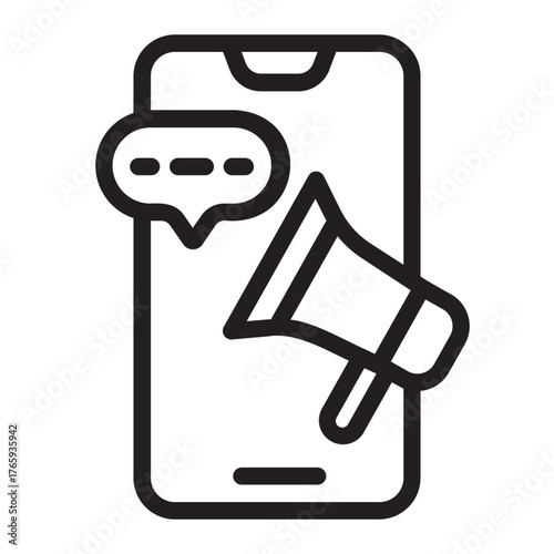 marketing glyph icon