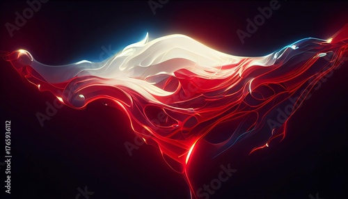 Abstract wallpaper light network
