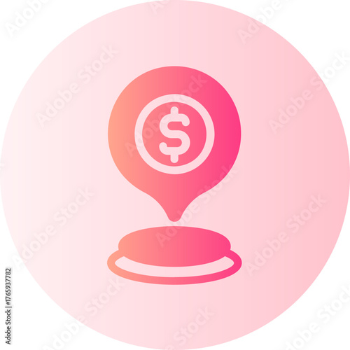 location gradient icon