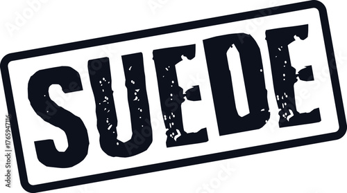 SUEDE textured rubber stamp for fashion material and textile themes