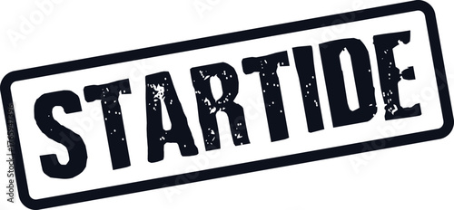 Startide corporate brand identity label for business projects and digital marketing campaigns