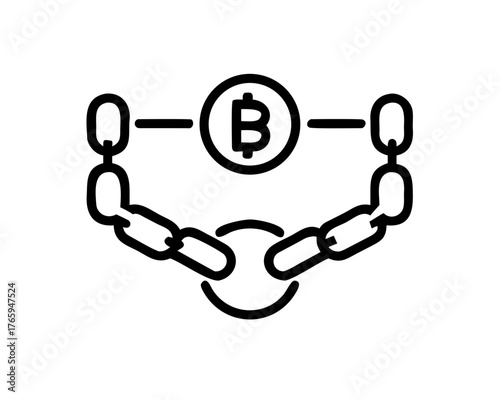 Bitcoin blockchain network, a secure digital ledger