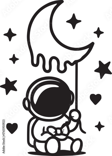 “She tied her dreams to a melting moon.”

“Even astronauts need something to hold.”

