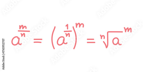 Rational Exponents Formula in Mathematics.