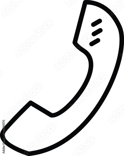 Telephone Call Icon Set – Communication and Contact Symbols