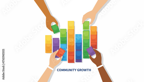 Information Gateway: Small Figure Approaching a Colossal Abstract Structure of Envelopes, Symbolizing Data Flow and Opportunity