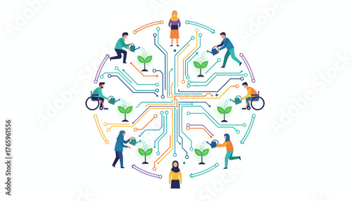 Stylized Food Tech Icon: Modern Banana Graphic for Sustainable Commerce and Healthy Branding