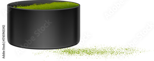 Matcha Powder in Bowl