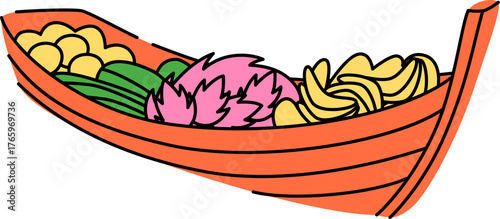 Floating Market Boat