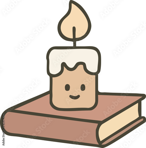 Cute Candle Icon