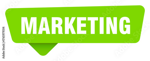 marketing green sign isolated on transpatent background. marketing sticker